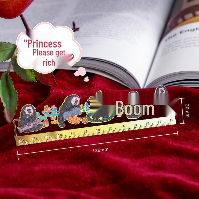 Van Gogh Monet Floral Metal Bookmark - Creative Engraved Gift