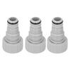 3pcs P05347 Drain Valve Adapter Plastic Hose Adapter Swimming Pool Accessories Drain Valve Adapter G3 4 Inner Thread