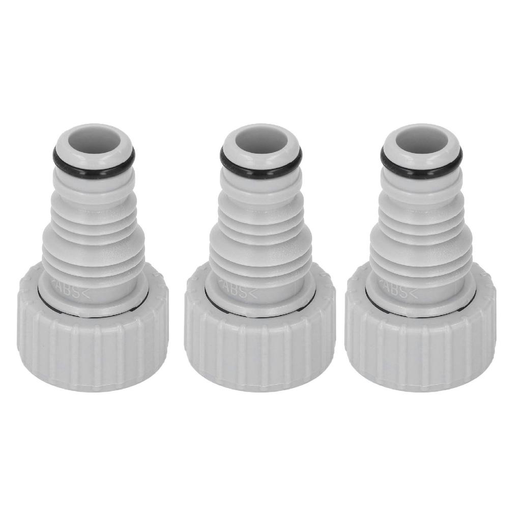 3pcs P05347 Drain Valve Adapter Plastic Hose Adapter Swimming Pool Accessories Drain Valve Adapter G3 4 Inner Thread