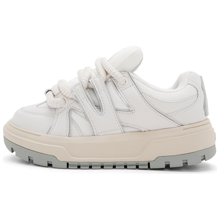 

MLB Chunky Liner Slip Resistant Abrasion Resistant Low top Casual Shoes Unisex Ecru 3ASXCLB4N-50WHS 43