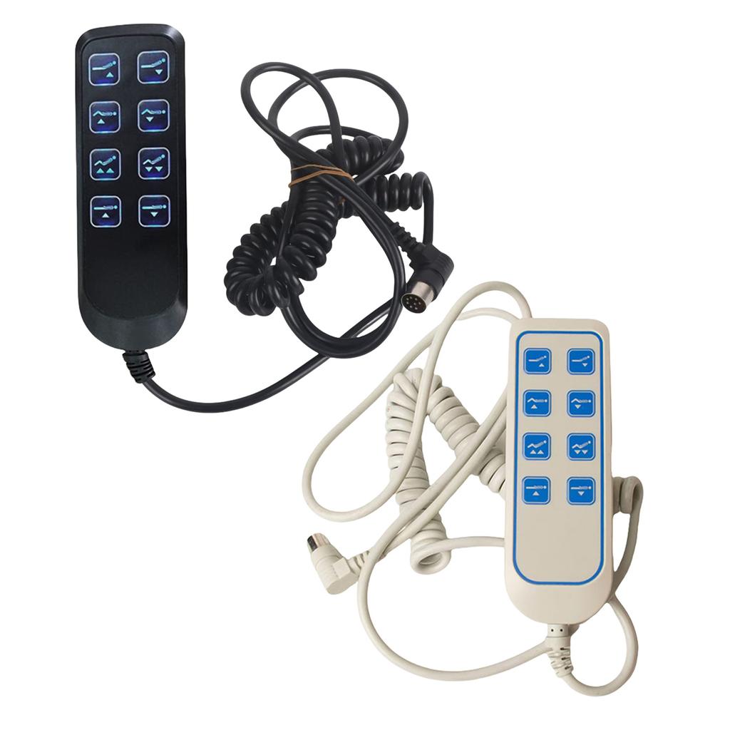 Lifting Bed Controller With 8 Pin 9 Core Plug Electric Operating Table Manual Controller Lift Chair Hand Controller
