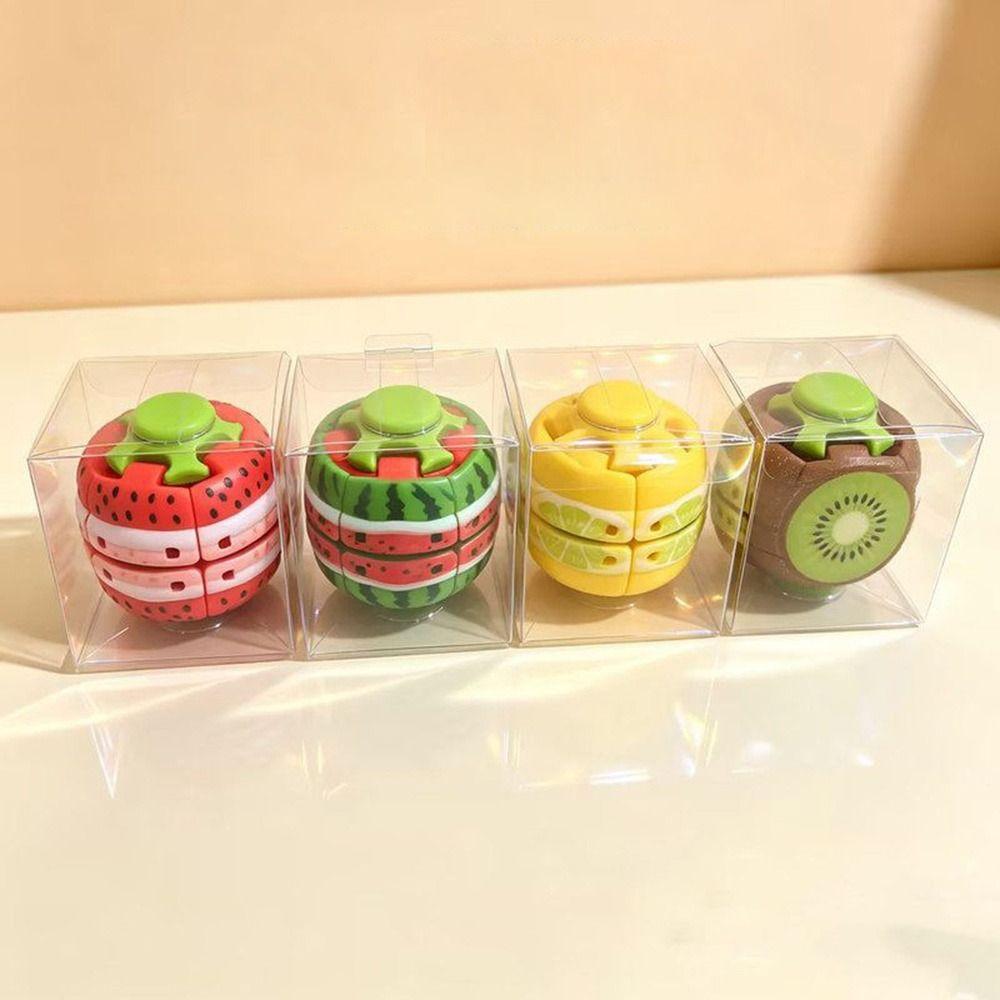 PP Fruit Spinner Toy Press and Rotate 3D Printed Fidget Toy  Leisure Entertainment