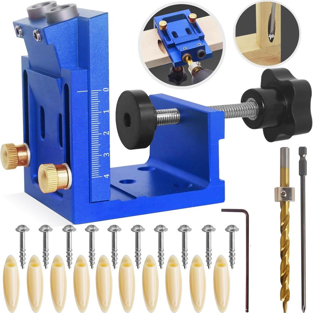 Cabinet Board Punching Auxiliary Tool Aluminum Alloy Woodworking Drilling Positioner Adjustable Oblique Hole Locator