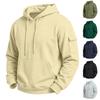 Herren Kapuzenpullover mit Taschen Lässig Bequem Pullover Sweatshirt