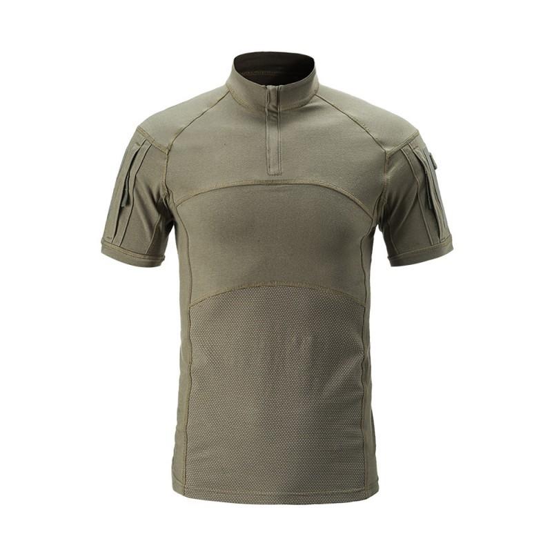 

G4 Frog Suit Top Short-sleeved Camouflage Outdoor Training Elastic Breathable Hygroscopic Quick Drying S