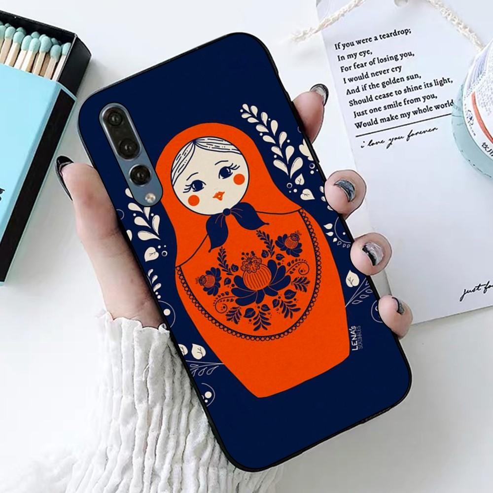 Russian Dolls Matryoshka Phone Case For Huawei P 8 9 10 20 30 40 50 Pro Lite Psmart Honor 10 Lite 70 Mate 20lite