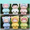 Creative Cartoon Girl Sweater Doll With Resin Material For Kids And Bedroom Decor