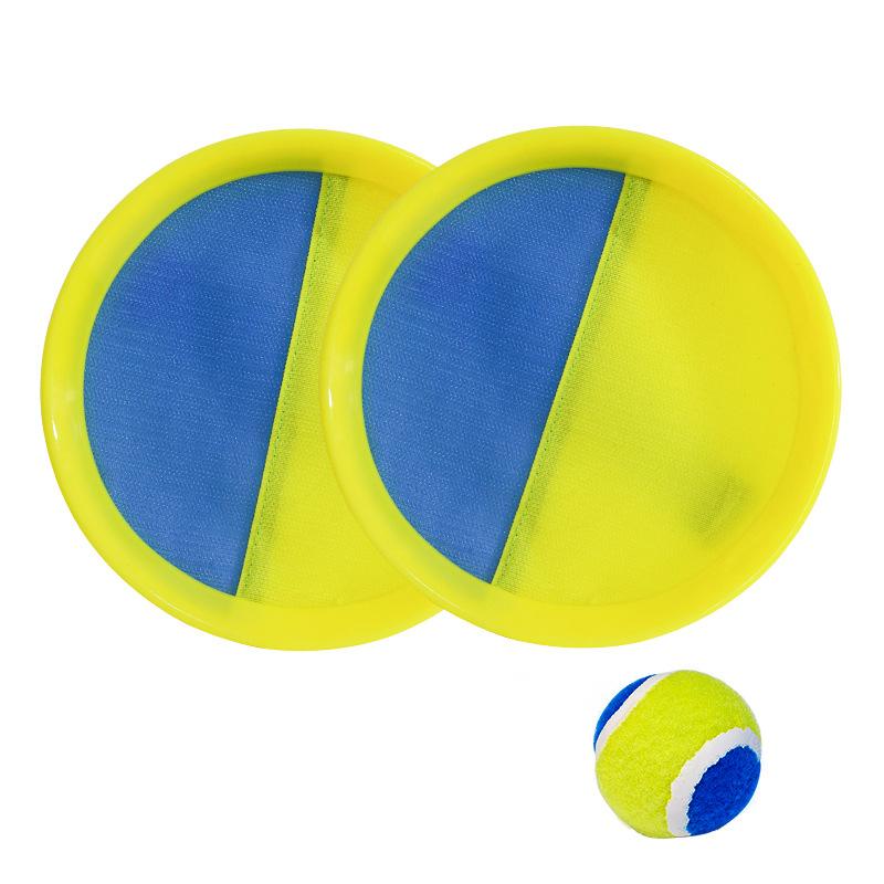 Gioco Interattivo Lancio Giocattolo per Famiglia all'Aperto Gioco di Lancio e Presa con Palla Set per Bambini Sport all'Aperto Racchetta con Bersaglio Appiccicoso Palla Appiccicosa Racket a Ventosa