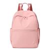 Solid Color Backpack Women's Large Capacity Nylon Bag Student Schoolbag