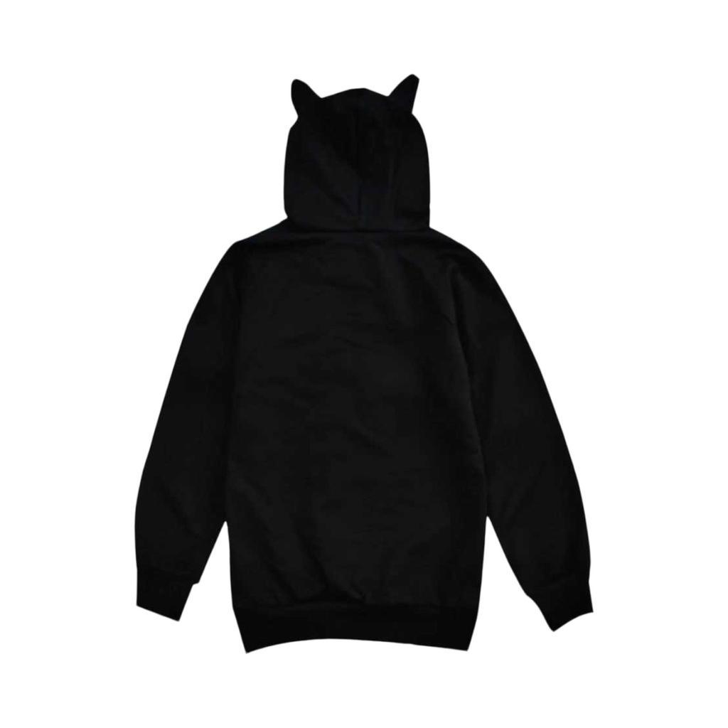 Jednobarevná mikina s kapucí pro větší děti - Unisex pulovr