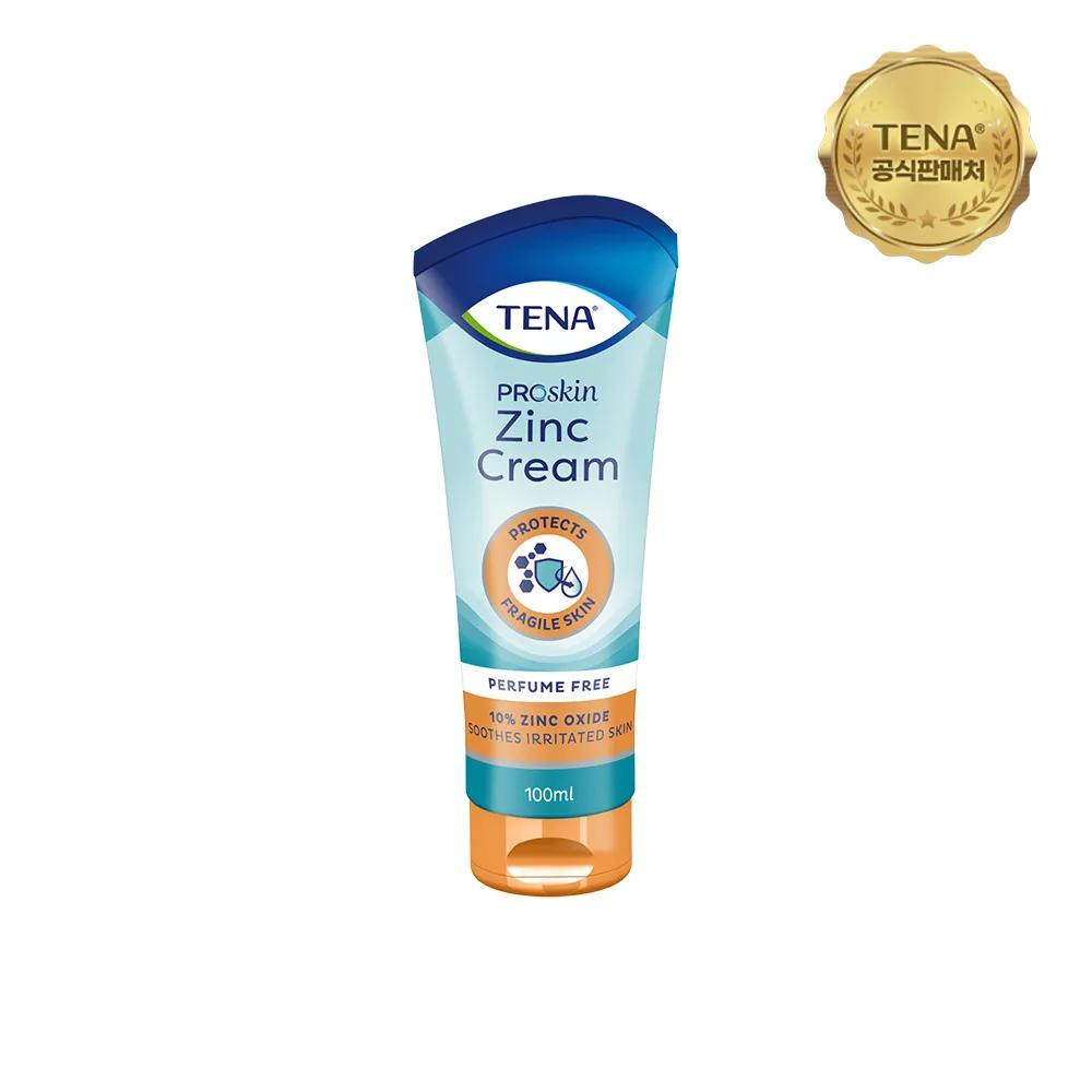 

TENA Zinc Cream 100ml 1 Pack Senior Care Moisturizing Cleansing