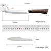 Tragbares multifunktionales Küchenmesser, Fleischschneider, Haushaltshilfsmittel, Holzgriffmesser, Edelstahl-Küchenmesser