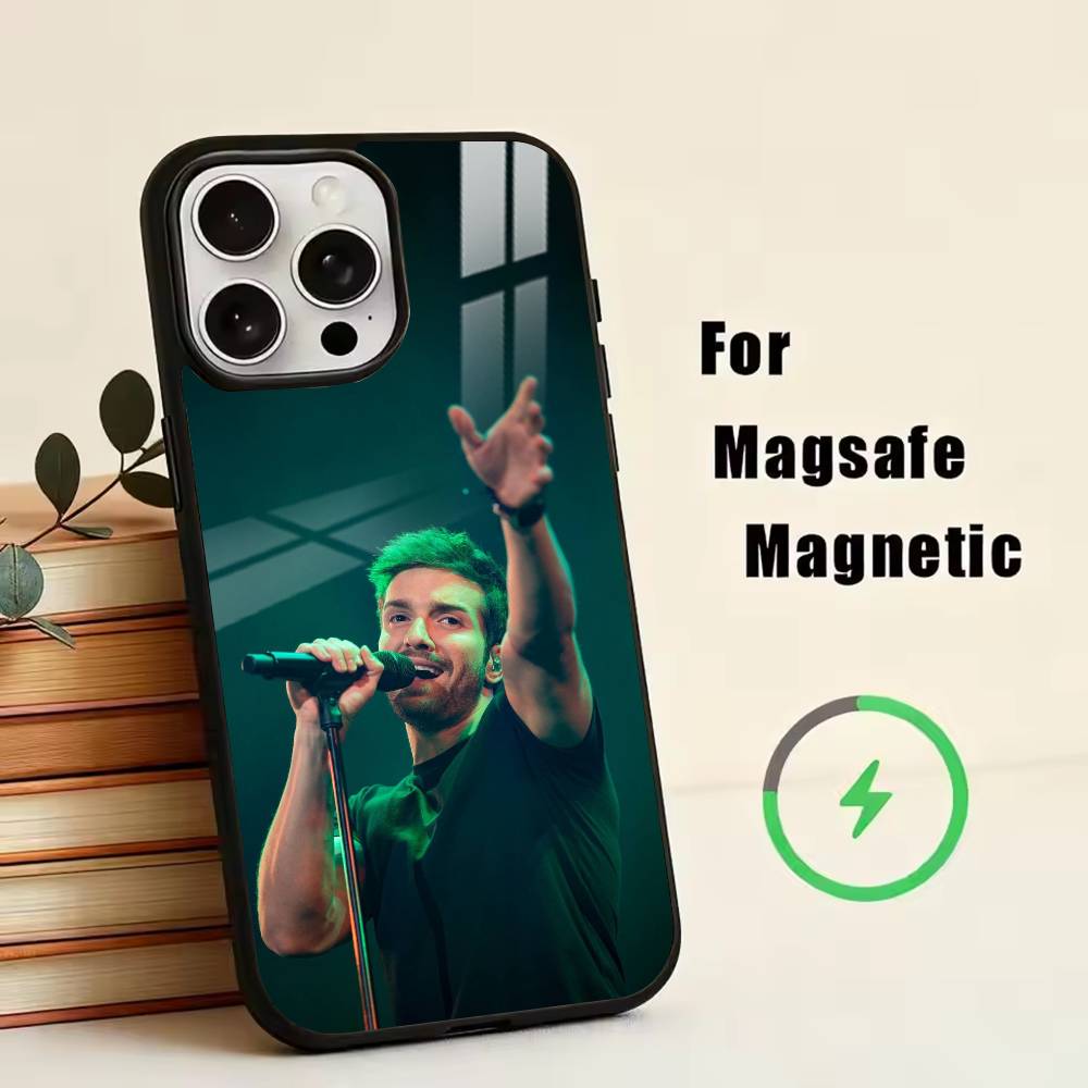 Singer P-Pablo Alboran Phone Case For iPhone17,16,15,14,13,12,11 Plus,Pro Magnetic For Magsafe Wireless Charging iPhone16PRO