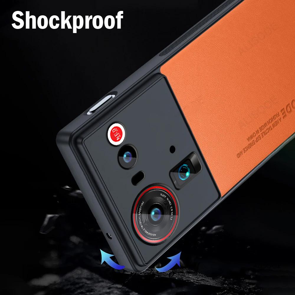 Luxury Funda For ZTE Nubia Z80 Ultra Z70 Z60 Ultra 5G Case High Quality PU-Leather Protection Cover Shockproof Capa