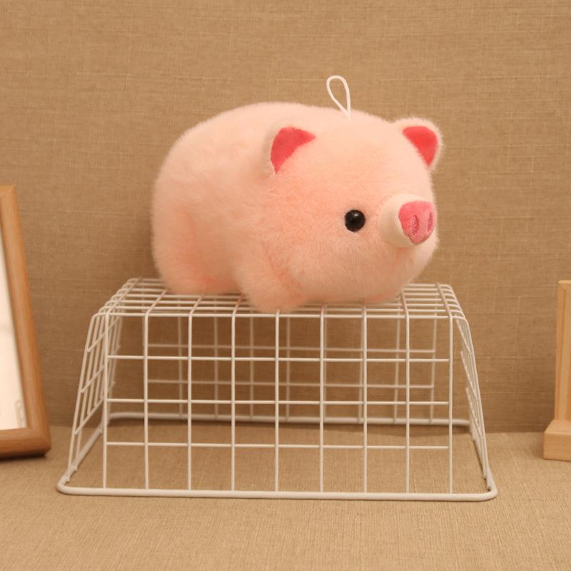 Söt rosa söt gris plyschleksak docka 8 tum flickdocka docka present bröllop ströddocka