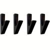 [Aluminum Hook] 2pcs Aluminum Alloy Clothes Hook | Bathroom Towel Hook, Home Key Hook, Hardware Hook