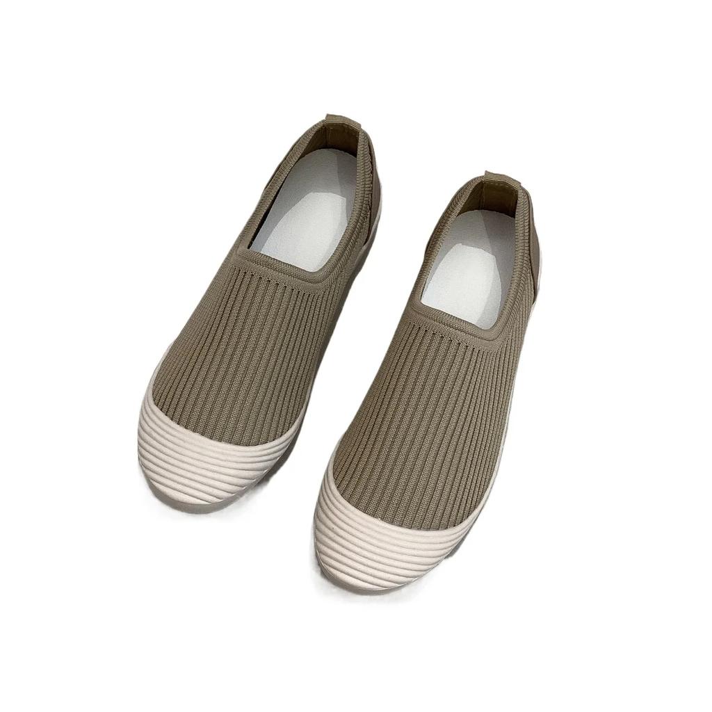 Fashion Breathable Shoes Comfortable Flat Casual Shoes Mesh Casual Vulcanized Shoes Women's  Daily All-match Women's