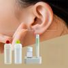 60/180 Pcs Disposable Earrings Hole Cleaner with 15ml Cleaning Solution Ear Wires  Earrings Tool