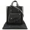 Dior Saddle Mini Tote Handbag 2WAYShoulder Bag black Calfskin Women Used