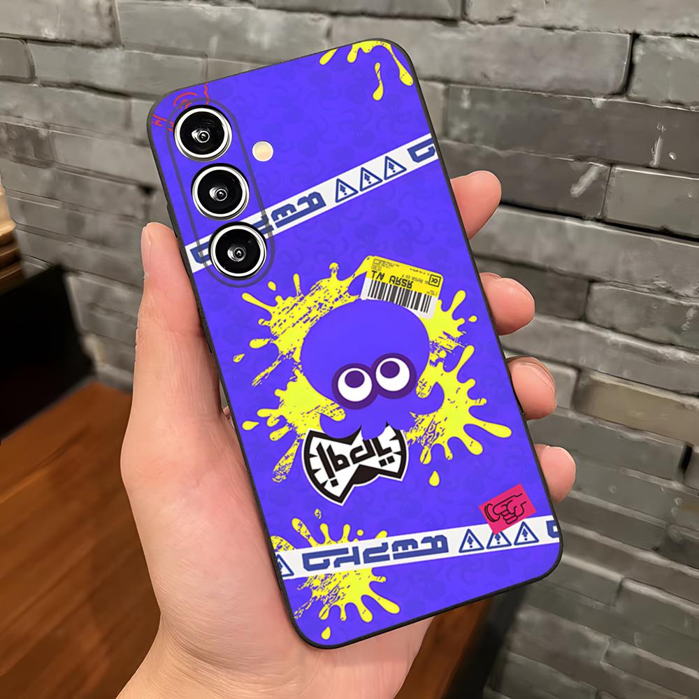 

Игровой чехол для телефона S-Splatoon для Samsung A25 A13 A33 5G A54 A36 A35 A56 A52 A14 Ударопрочный мягкий чехол Samsung A21S