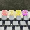 Colorful Flower Resin Keycap for Mechanical Keyboard with Backlights Computer Keyboard Keycaps Replaces