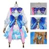 Genshin Impact COS Kamisato Ayaka Skin Huashi Letter Skirt Cosplay Girl Princess Anime Costume