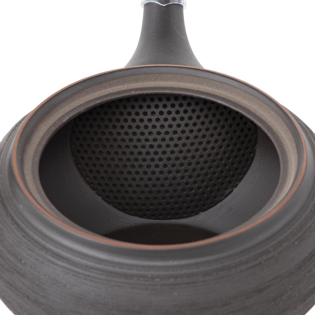 Smoked Pine Suitable for Gyokuro and Kabusecha Made In Tk005 Tokoname-yaki Teapot, Horyu, Bark, 300ml, Ceramesh, Tea, Japan, Boxed,