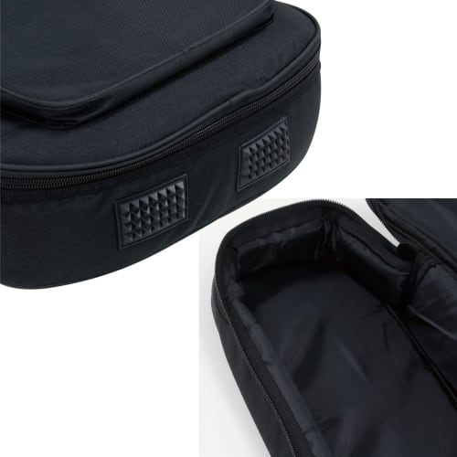 Kikutani GVB-30W Acoustic Guitar Gig Bag, Backpack Type, 20mm Thick Cushion, Black