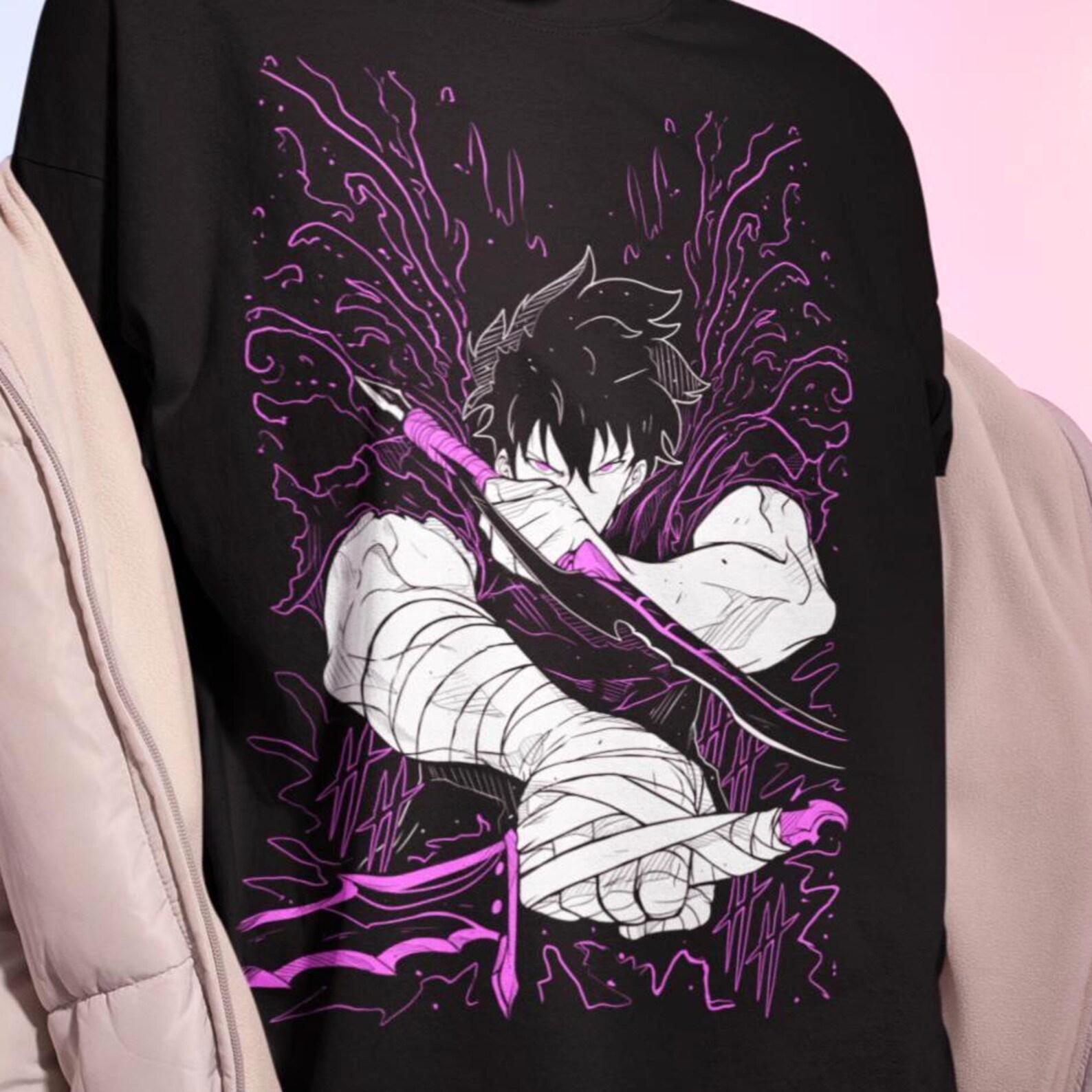 Sung Jin-Woo Shirt -Manga Tshirt,Jin Woo Anime T-shirt,Otaku Apparel 2XL