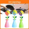 Handle Long Flower Pan Brush Storage Bottle Cleaner Creativity Decoration Tool