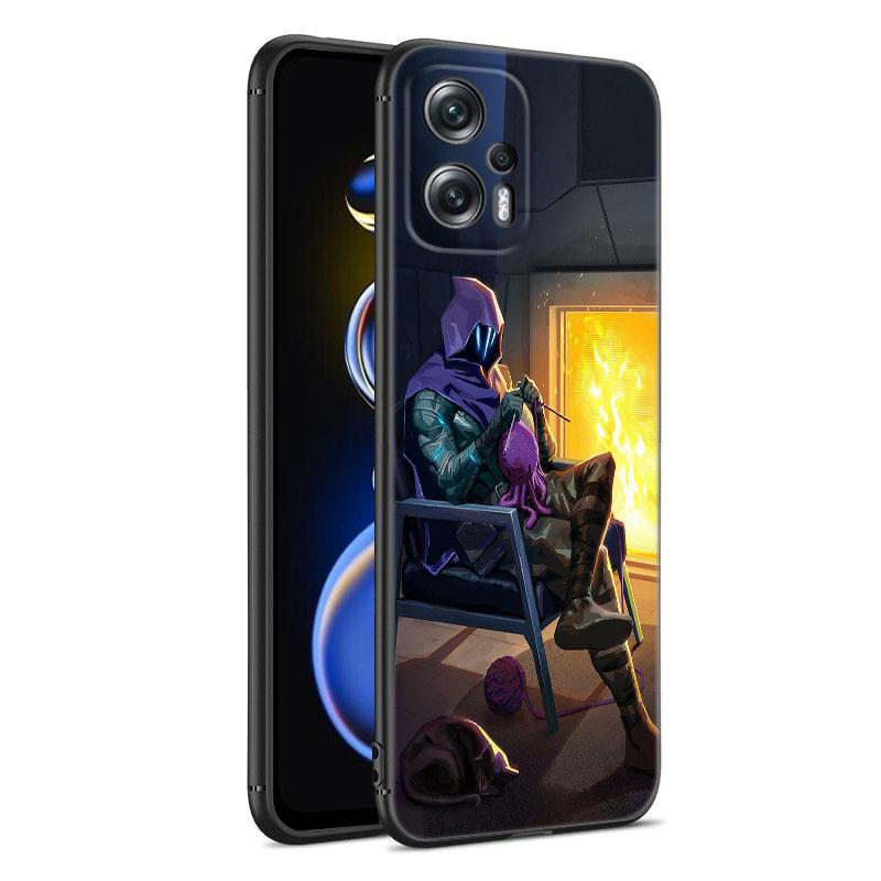 The Valorant Game Black Silicone Phone Case For Xiaomi POCO X3 X4 NFC F5 M3 M4 M6 X5 X6 Pro F3 F4 GT 5G C55 C65 M5