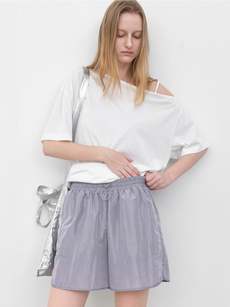 Atelier Nine Yu Nylon Dolphin Short Pants (Pt-5781)