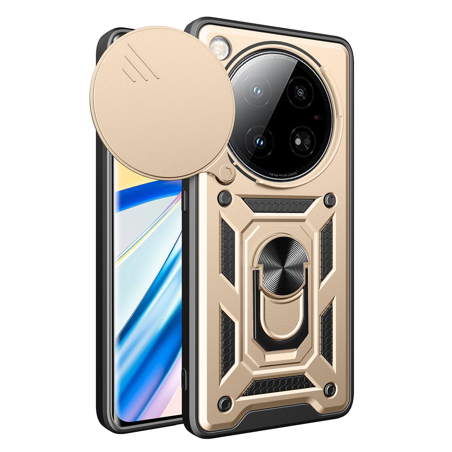 

Чехол для Infinix Zero 40 5G с выдвижной крышкой для камеры, подставкой из ПК+ТПУ, чехол для телефона D