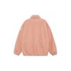 Li-Ning Badfive Sports Basketball Series Warm Sherpa Fleece Loose Knit Jacket With Fleece Collar Unisex Outerwear Misty-Rose AFDR729-2