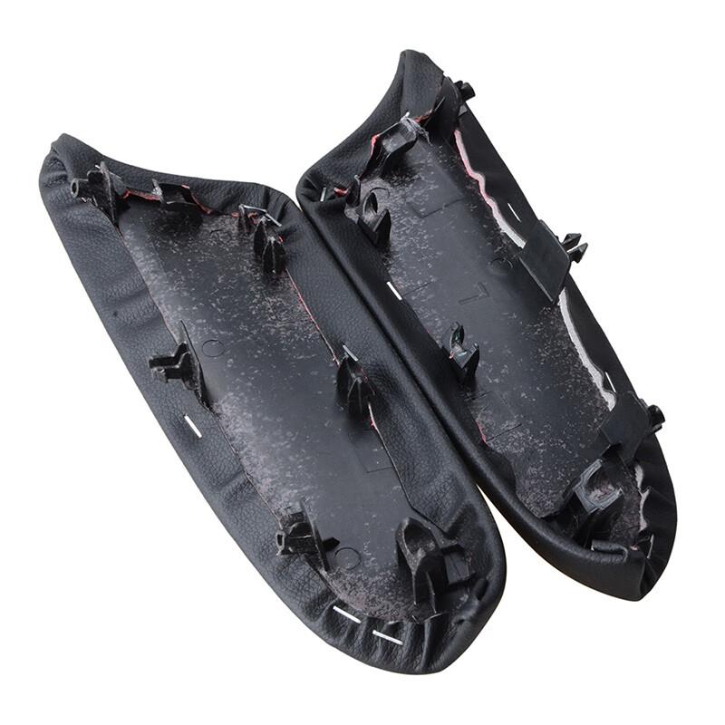 Black Rear LR Door Panel Armrest Cover&Base Plate Fits Honda Accord 08-12 Sedan