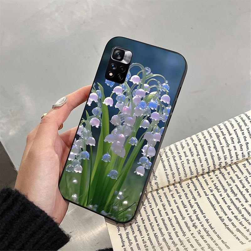Lily of the valley Flower Phone Case For Xiaomi Redmi note 13 12 Pro 11S 11 10 Pro 10S 12S Redmi 10 13C 9C