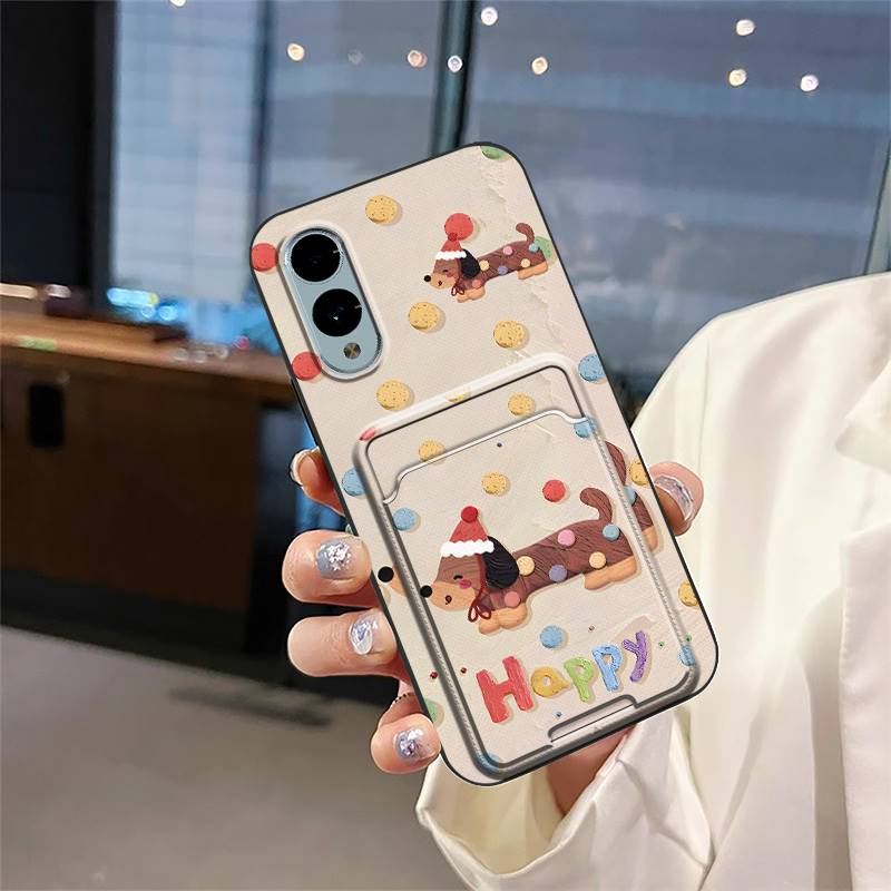 Waterproof Anti-dust Phone Case For Fujitsu Arrows F-52E/We2 Graffiti Card Slot Fashion Design Soft Case Durable Cute