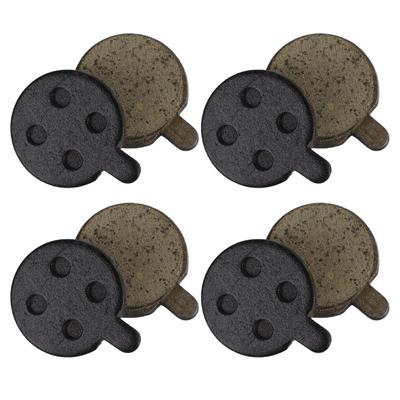 4 Pair Mountain Bike BB5 Disc Brake Pads M446 Bike Oil Disc Brake Pads Resin Semi‑Metal