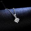 Tancise S925 Sterling Silver Moissanite Luxury Personality Pendant Necklace Women's Classic Tide Necklace Necklace Party Gift
