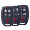 Nowe silikonowe etui na kluczyk samochodowy z brelokiem do Volvo Xc90 C70 S60 D5 V50 S40 C30 5 przycisków Akcesoria