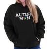 Cute Proud Autism Mom Puzzle Piece Heart Womens Hooded Sweatshirts Hoodies