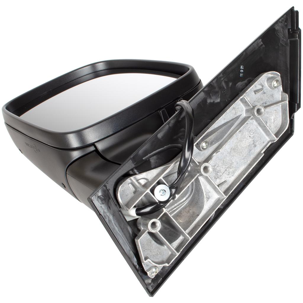 VW Caddy 04- Exterior Mirror, Electrically Adjustable, Heated, Black, Left