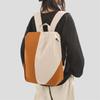 Stitching Contrast Backpack Unisex Waterproof Backpack Travel Bag