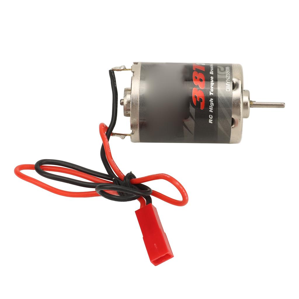 38 Turn 380 Brushed Electric Motor High Torque Brushed Motor with JST Plug for 1/16 RC Car Ship Model Universal Type