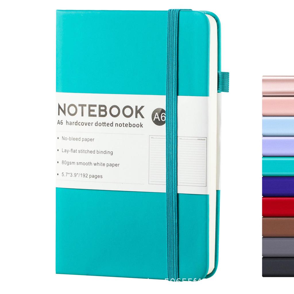 A6 Loose-Leaf Elastic Band Notebook - Customizable Student & Business Diary