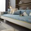 Gold Line Sofa Cover White Edge Non-slip Slipcover Seat Modern Couch Cushions Cover Universal Sofa Towel For Living Room Decor