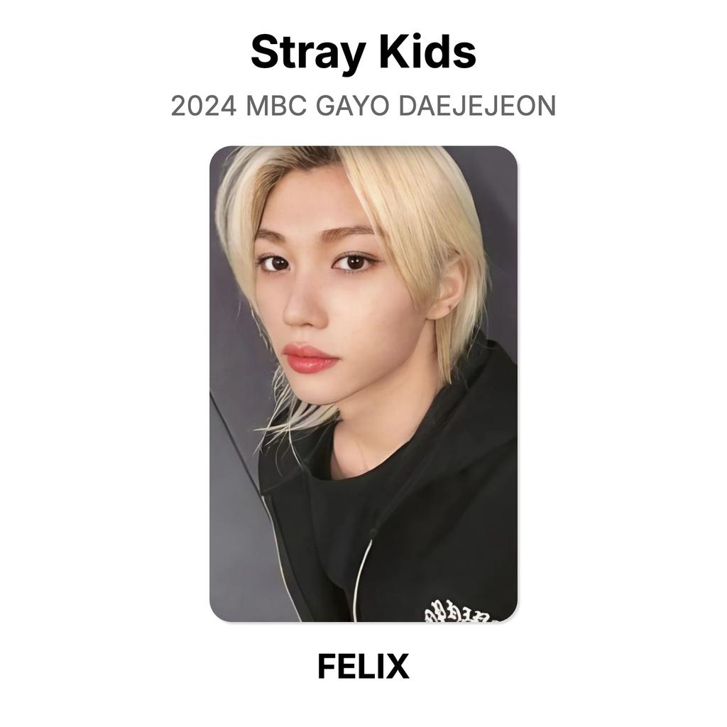 Stray Kids 2024 MBC GAYO DAEJEJEON Official Photocard