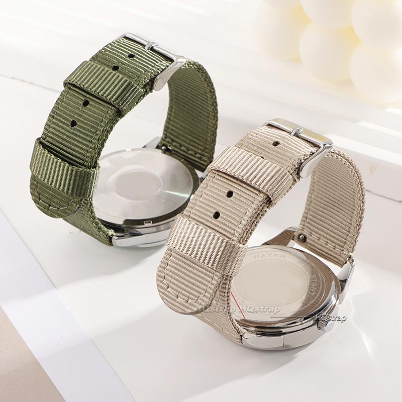 Nylon Watch Band 18mm 20mm 22mm 24mm for Military Woven Strap Quick Release Wristband for Seiko Women Men Sport Watch Bands