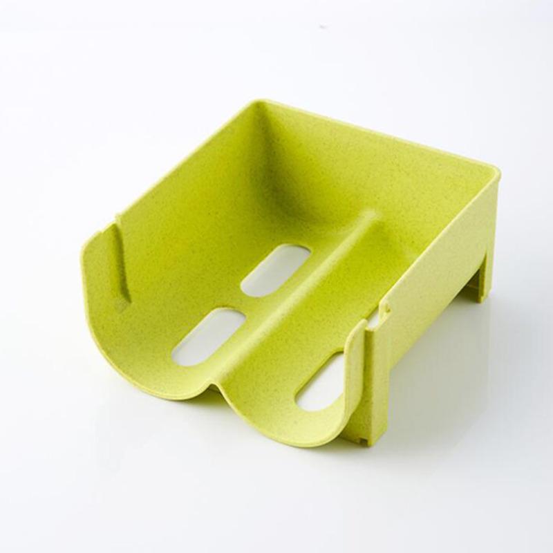 Холодильник для хранения напитков, кухонный холодильник, органайзер для экономии места, полые две сетки для питья Beverage Storage Rack зелёный