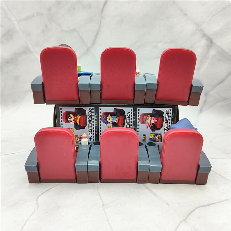 Adorable Crayon Shin-chan Spring Cinema Car Decoration Blind Box Figurine Model